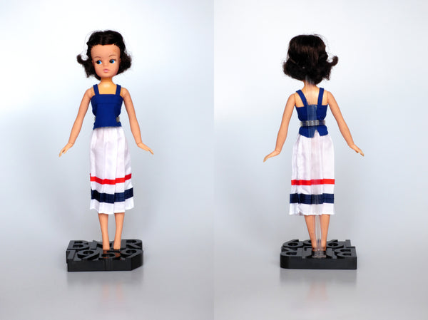 Pleated Skirt for Sixthscale Fashion Dolls Like Sindy