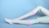 Pink Stockings and Socks for Thirdscale Dolls like BJD, Smart Doll, Dollfie Dream