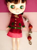 Christmas Cardigan Pattern for Blythe-Type Dolls