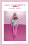 Long-Sleeve Blouse for Sixthscale Fashion Dolls Like Barbie
