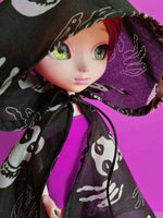 Hooded Cape Sewing Pattern for Pullip-Type Doll