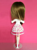 Long Sleeve Dress with a Half Slip Pattern for Pullip-Type Dolls